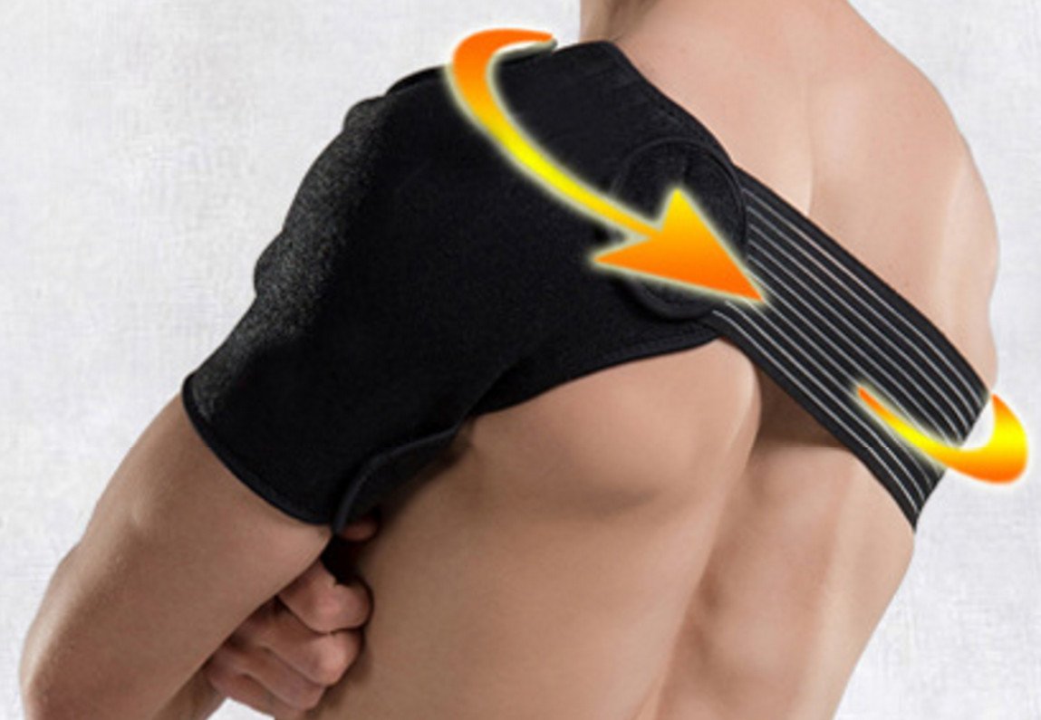 Amazon.co.jp: Bravebird 片側 肩サポーター 右肩 左肩 左右兼用 肩用